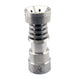 Pack Science Universal Domeless 4 In 1 Grade 2 Titanium Dab Nail.