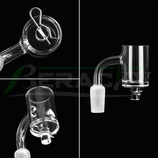 Beracky 25mm Axial Frosted Joint Quartz Banger.