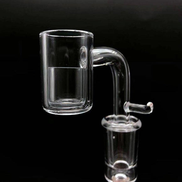 Beyond Glass Quartz Banger Enail With Removable Quartz Insert.