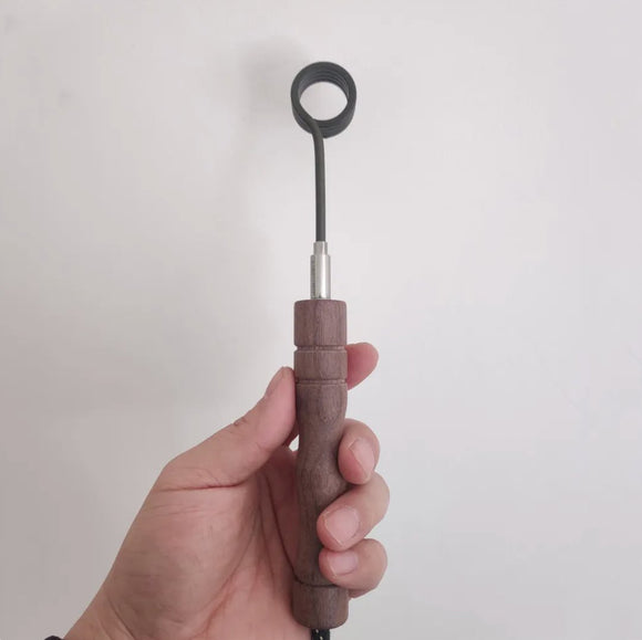 Black Walnut Enail Heating Coil Handle - Discount E-Nails