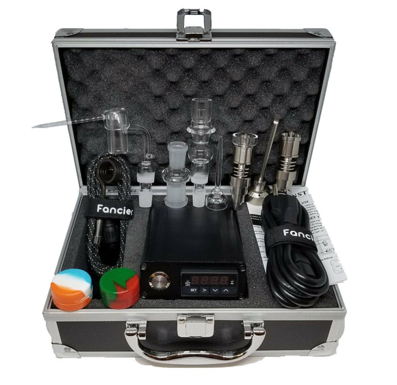 Fancier Double Quartz & Titanium Enail Case Kit.