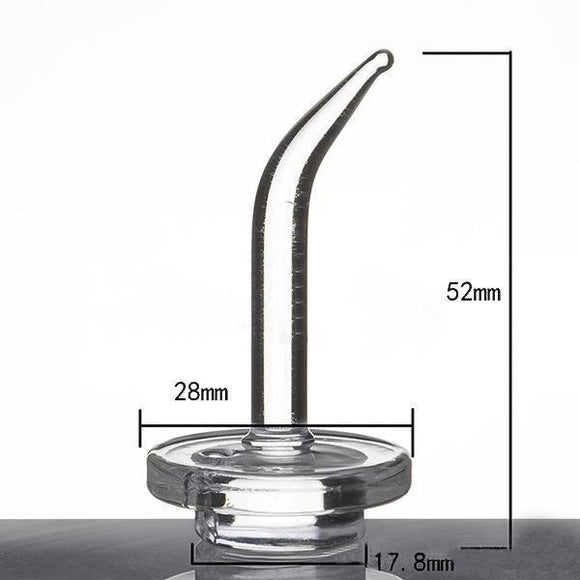 Glass Carb Cap With Handle OD 28mm 747.