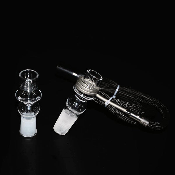 Green Energy Straight Bubble Quartz Enail - Discount E-Nails