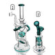 Green Inner Fab Egg Recycler & Jet Bubbler Percolator Rigs - Discount E-Nails