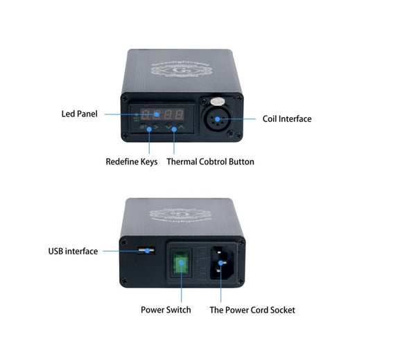 Greenlightvapes G9 25mm Axial Quartz Banger Mini Enail Kit.