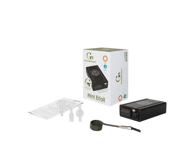 Greenlightvapes G9 25mm Axial Quartz Banger Mini Enail Kit.