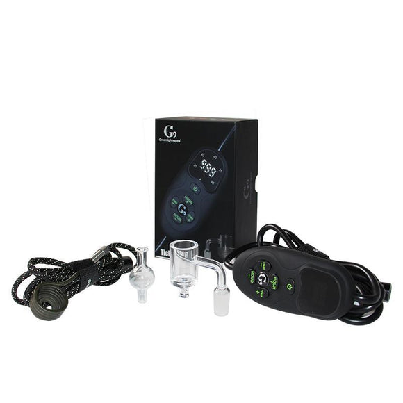 Greenlightvapes G9 Tick 25mm Axial Quartz Banger Kit.