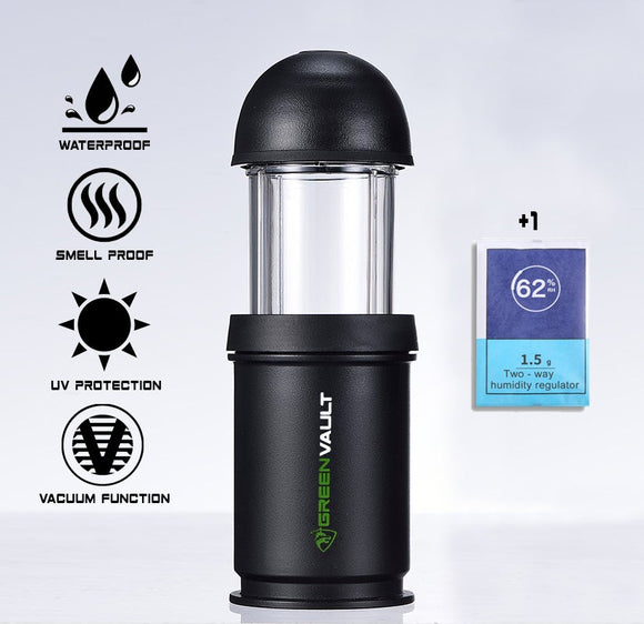 Pack Science Green Vault Vacuum Stash Container - Discount E-Nails