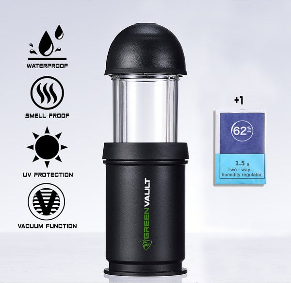 Pack Science Green Vault Vacuum Stash Container - Discount E-Nails