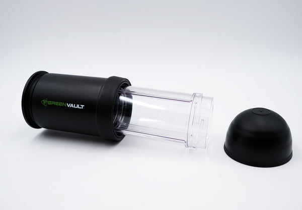 Pack Science Green Vault Vacuum Stash Container.