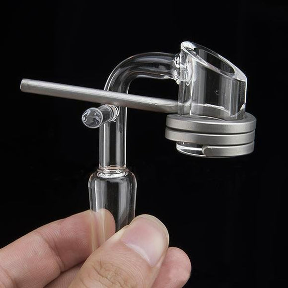 Domeless Slanted Quartz Banger Enail.