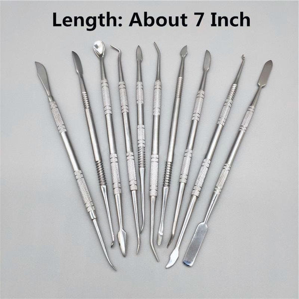 Smoking Tools Titanium Dab Tools 10 Piece Set.