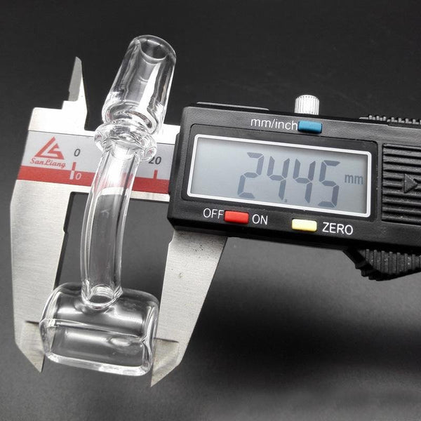 Trough Quartz Banger Nail With Carb Cap.