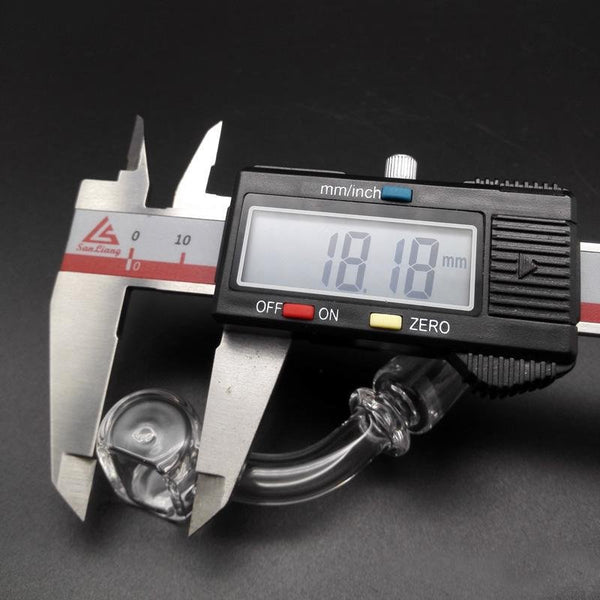 Trough Quartz Banger Nail With Carb Cap.