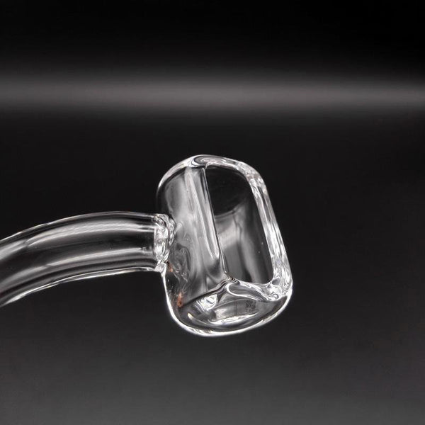 Trough Quartz Banger Nail With Carb Cap.