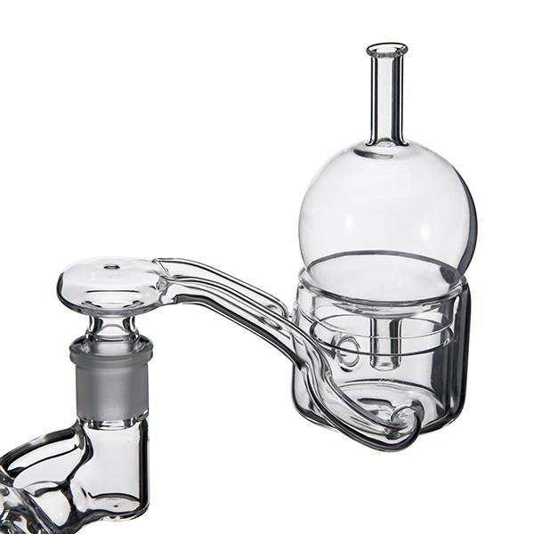Vaportime 50MM XXXXL Double Quartz Tube Thermal Banger+Bubble Carb Cap.