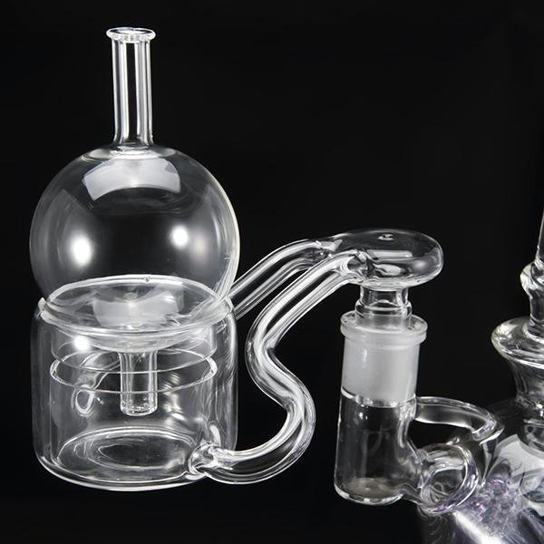 Vaportime 50MM XXXXL Double Quartz Tube Thermal Banger+Bubble Carb Cap.