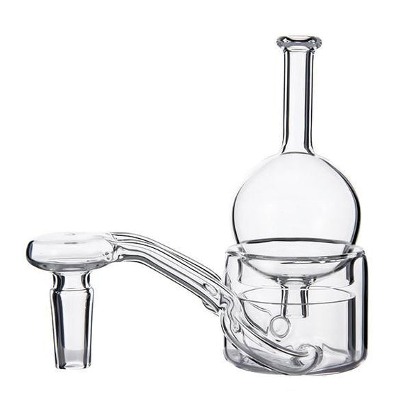 Vaportime 50MM XXXXL Double Quartz Tube Thermal Banger+Bubble Carb Cap.