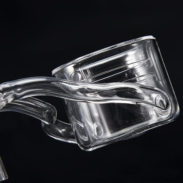 Vaportime 50MM XXXXL Double Quartz Tube Thermal Banger+Bubble Carb Cap.