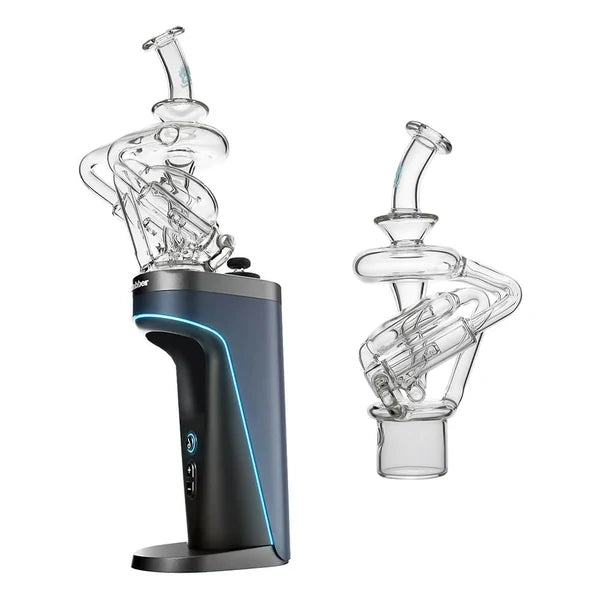 Calibear Double Jet Vortex Glass Attachment for Dr. Dabber Switch 2.