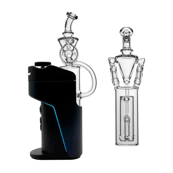 Calibear Dual Donut Recycler Glass Attachment for Dr. Dabber Switch GO.