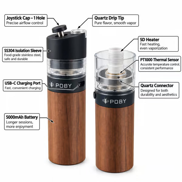 JCVAP Poby Go Dab Pen Portable Dabber.