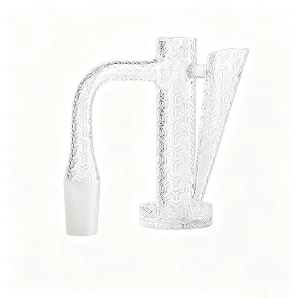 Pack Science Sandblasted Full Weld Beveled Edge Slide Terp Control Tower Quartz Banger.