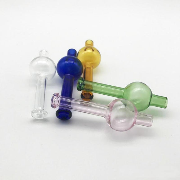 Glass Bubble Ball Carb Cap Tall 22mm.