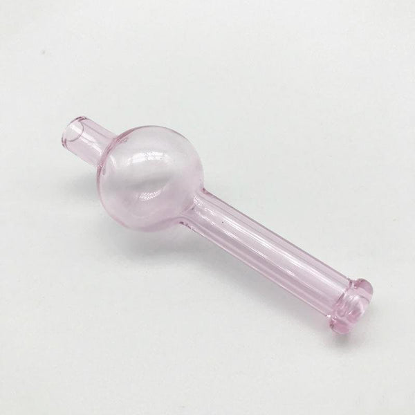 Glass Bubble Ball Carb Cap Tall 22mm.