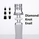 Vapor Time Diamond Knot Quartz Enail.