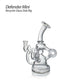 Waxmaid 6.14 Inch Defender Mini Recycler Glass Dab Rig - Discount E-Nails
