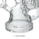 Waxmaid 6.14 Inch Defender Mini Recycler Glass Dab Rig - Discount E-Nails